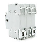 Автоматичний вимикач 63 А 220 В 380 В Voltronic FHM5-63/3P модульний захисний автоматичний тумблер, фото 4