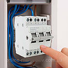 Автоматичний вимикач 63 А 220 В 380 В Voltronic FHM5-63/3P модульний захисний автоматичний тумблер, фото 5