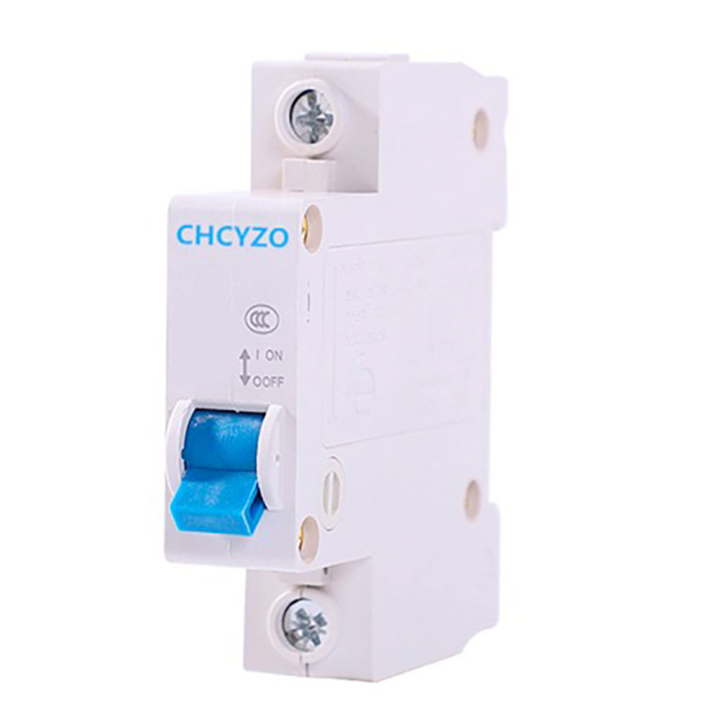 Автоматичний вимикач постійного струму 80 А 12-125 V 1P CHCYZO DZ47-63DC-B80 модульний захисний автомат, фото 1