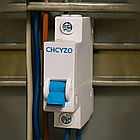 Автоматичний вимикач постійного струму 80 А 12-125 V 1P CHCYZO DZ47-63DC-B80 модульний захисний автомат, фото 4