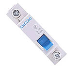 Автоматичний вимикач постійного струму 80 А 12-125 V 1P CHCYZO DZ47-63DC-B80 модульний захисний автомат, фото 6