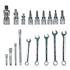 Набір інструментів для авто 121 предмет універсальний комплект у кейсі з тріскачкою та головками, фото 7