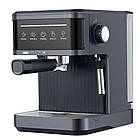 Кавоварка з капучинатором 1200 Вт СВ-1572, настільна електрична машина для приготування еспресо, фото 3