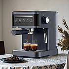 Кавоварка з капучинатором 1200 Вт СВ-1572, настільна електрична машина для приготування еспресо, фото 7