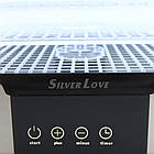 Сушарка для фруктів і овочів 5 ярусів Silver Love RB-912, електродегідратор із регулюванням температури, фото 4