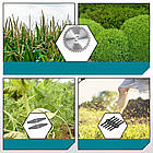 Акумуляторний садовий набір 2 в 1 2 АКБ 48 V універсальний тример і мініпила для дачі та городу, фото 9