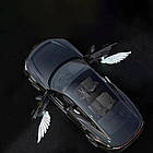 Проєкційна підсвітка для дверей автомобіля "Крилька Ангела", живлення від 3хААА, світловий логотип під час відкриття, фото 7