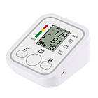 Автоматичний тонометр плечовий з живленням від 4хААА й USB, прилад для вимірювання артеріального тиску, фото 3