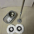 Швабра з автоматичним віджиманням і відром 6 л, універсальний набір для миття підлоги та прибирання будинку, фото 6