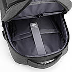 Рюкзак для ноутбука 16" BAG BG-40 сірий, 42x28x16 см, з USB-портом і відділенням для аксесуарів, фото 8