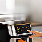 Аерофритюрниця 10 л 4200 Вт TK00247, мультипіч з конвекцією й таймером для смаження без олії, фото 5