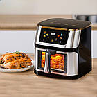 Аерофритюрниця 10 л 4200 Вт TK00247, мультипіч з конвекцією й таймером для смаження без олії, фото 8