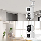 Камера WiFi відеоспостереження 4 МП для дому з нічним зніманням бездротова система безпеки, фото 4