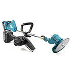 Газонокосарка + ланцюгова пила 6" MK-150B комплект садової техніки 3в1 з двома акумуляторами АКБ, фото 3