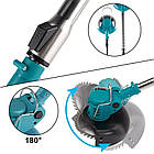 Газонокосарка + ланцюгова пила 6" MK-150B комплект садової техніки 3в1 з двома акумуляторами АКБ, фото 9