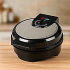 Електрична вафельниця Hoffmans HM-3024 потужністю 1000 Вт з антипригарним покриттям для кухні, фото 3