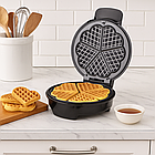 Електрична вафельниця Hoffmans HM-3024 потужністю 1000 Вт з антипригарним покриттям для кухні, фото 6