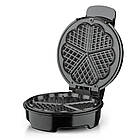 Електрична вафельниця Hoffmans HM-3024 потужністю 1000 Вт з антипригарним покриттям для кухні, фото 8