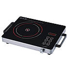 Інфрачервона плита KB-2058 2000 Вт, настільна модель із сенсорним керуванням і керамічною поверхнею, фото 3