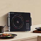 Інфрачервона плита KB-2058 2000 Вт, настільна модель із сенсорним керуванням і керамічною поверхнею, фото 4