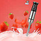 Заглибний блендер 2000 Вт СВ-6219 з насадкою подрібнювачем ручний міксер для приготування їжі, фото 4