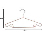 Антиковзна вішалка ZS-8616, зручні плечики з покриттям проти ковзання для одягу й аксесуарів, фото 6