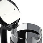 Електрочайник із заварювальним блоком XPRO 7855 скляний прилад на підставці з колбою для заварювання, фото 3