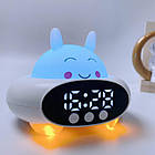 Дитячий настільний годинник-нічник TS-005 з підсвіткою і будильником, розумний пристрій для дитячої кімнати, фото 6