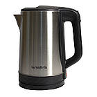 Електрочайник металевий B-3015 обсяг 2.3 л потужність 1500 Вт, дисковий нагрівальний елемент, фото 3