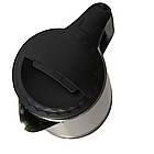 Електрочайник металевий B-3015 обсяг 2.3 л потужність 1500 Вт, дисковий нагрівальний елемент, фото 5