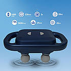 Акумуляторний масажер 6 головок Type-C HH-008 вібромасажер для тіла портативний електричний прилад, фото 6