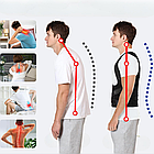Коректор постави спини GT0028 "Ідеальна постава", еластичний ортопедичний корсет для вирівнювання спини, фото 5