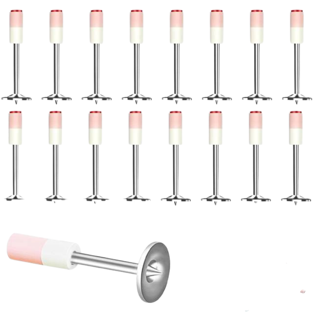 Монтажні цвяхи з круглою шайбою 8х42 мм 200 шт. міцне кріплення для будівельних і ремонтних робіт, фото 1