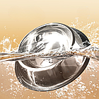 Миска котяча з неіржавкої сталі стійка металева тарілка для котів і дрібних собак дому, фото 7