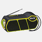 Портативна сонячна система з повербанком 7 Вт 1500 mAh GD-LITE-11 жовта, радіоприймач із ліхтарем і USB, фото 3