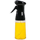 Розпилювач для олії 200 мл MAG-595 чорний, багаторазовий дозатор для кулінарії та салатів, фото 5