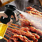 Розпилювач для олії 200 мл MAG-595 чорний, багаторазовий дозатор для кулінарії та салатів, фото 6