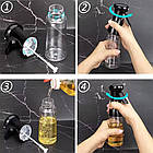 Розпилювач для олії 200 мл MAG-595 чорний, багаторазовий дозатор для кулінарії та салатів, фото 8