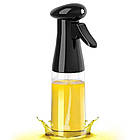 Розпилювач для олії 200 мл MAG-595 чорний, багаторазовий дозатор для кулінарії та салатів, фото 9