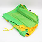 Тент-черепашка пляжний WM-0T103 210х120х100 см Жовто-зелений автоматичний двомісний намет, фото 8