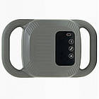 Перкусійний масажер для тіла YM-K60 сірий, 6 насадок, 9 режимів, бездротовий вібромасажер від USB, фото 3