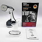 Ручний відпарювач Zepline ZP-204 потужність 2500 Вт об'єм 300 мл чорний, пристрій для догляду за одягом, фото 9