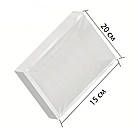 Рифлені пакети для вакууматора 20х15 см, набір 100 шт для пакування та тривалого зберігання продуктів, фото 9