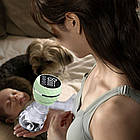 Електричний молоковідсмоктувач 180 мл з LED-дисплеєм USB заряджанням безшумний зціджувач грудного молока, фото 5