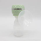 Електричний молоковідсмоктувач 180 мл з LED-дисплеєм USB заряджанням безшумний зціджувач грудного молока, фото 6