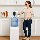 Електропомпа для води з живленням від USB Чорний, автоматичний диспенсер для бутля та розливання рідини, фото 2