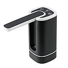 Електропомпа для води з живленням від USB Чорний, автоматичний диспенсер для бутля та розливання рідини, фото 3