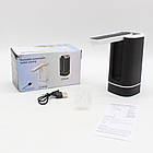 Електропомпа для води з живленням від USB Чорний, автоматичний диспенсер для бутля та розливання рідини, фото 9