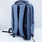 Рюкзак для ноутбука 16" BAG BG-40 42x28x16 см з USB, синій колір, зручна модель для навчання та роботи, фото 7