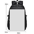 Рюкзак шкільний водонепроникний 44×29×13 см бежевий практична модель для навчання та повсякденного використання, фото 7